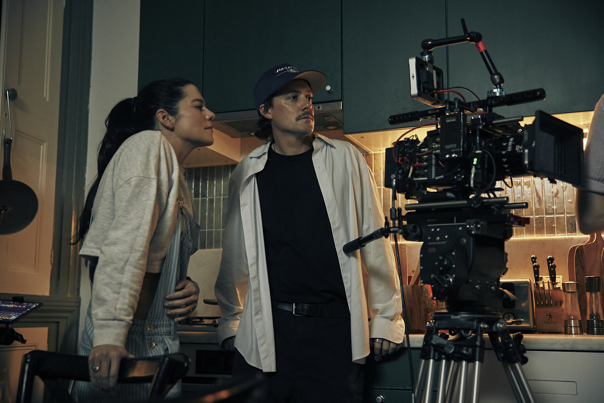 Jessica Grace Smith directing a scene